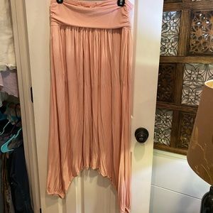 Free People Peach Feel Good Harem Pants